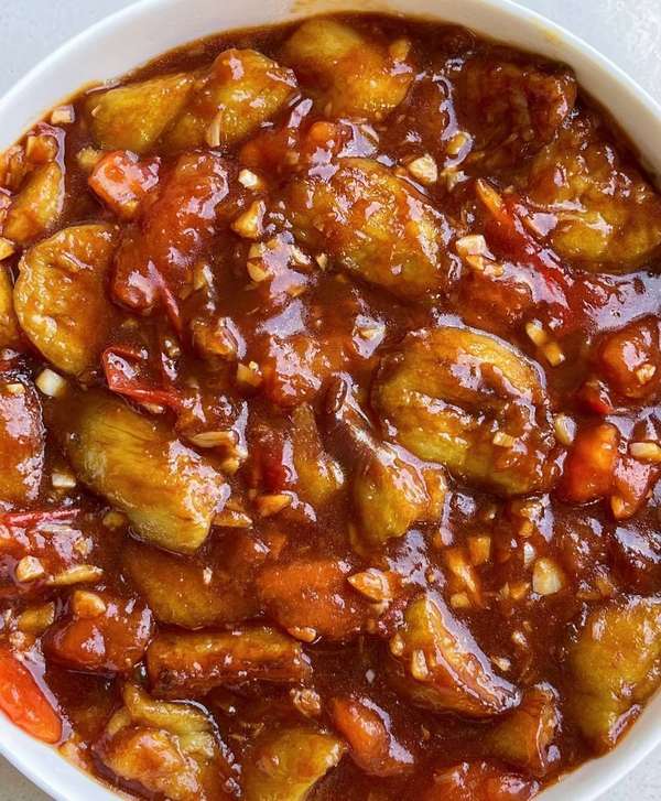 西红柿炖茄子家常做法！加一勺它，酸甜可口超下饭