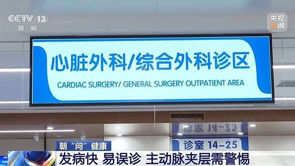 朝问健康央视新闻(朝“问”健康丨冬季高发、比心梗凶险有这些症状需警惕主动脉夹层)