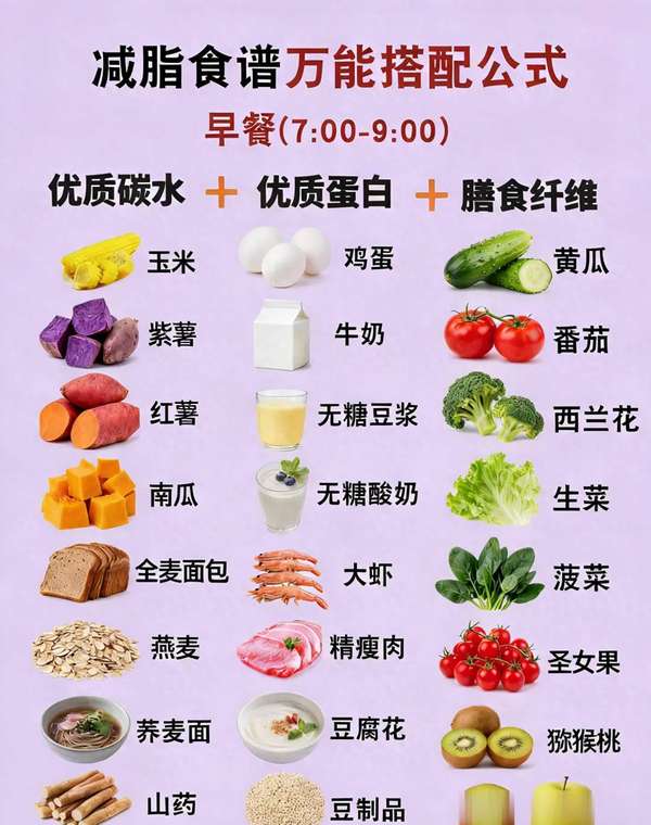 科学搭配减脂餐，吃对让你越吃越瘦！